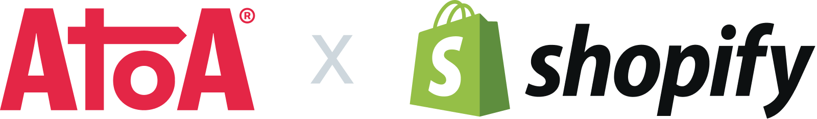 Atoa and Shopify integration logos