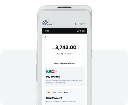 Atoa POS terminal displaying payment screen