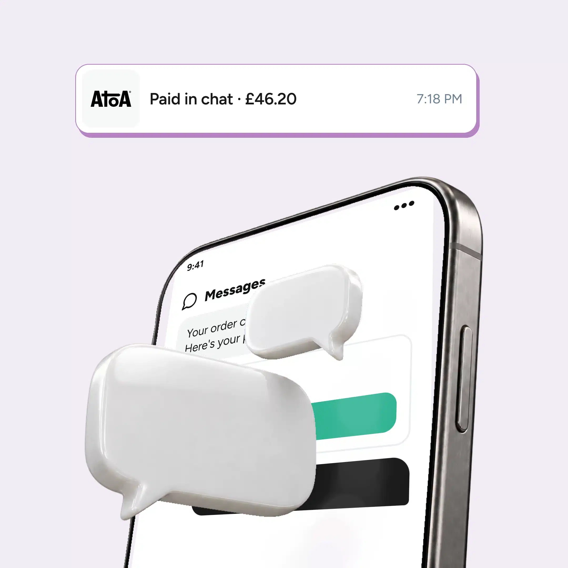Conversational Payments: Pay by Chat and Message (Atoa featured image)